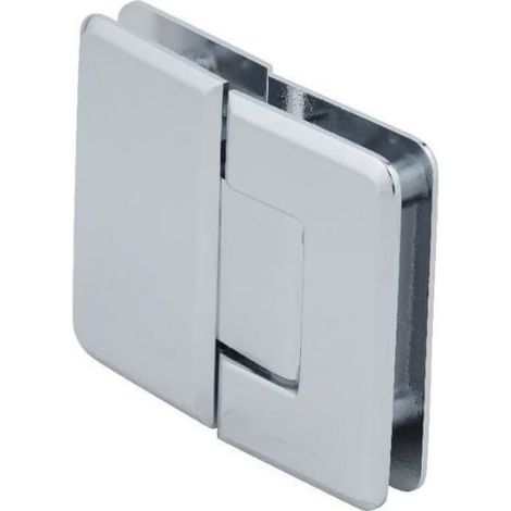 Charniere De Porte De Douche - Acier Inoxydable 304 - 135 Degres - Fermeture Automatique - Pour Verre 8 A 13 Mm - 1 Piece (1/5)