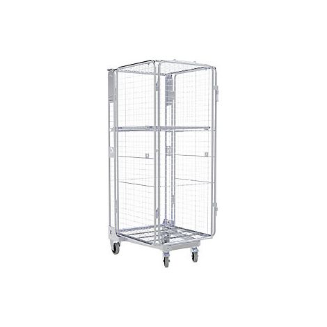 kaiserkraft  Rollcontainer  a 5 lati  base in acciaio  alt