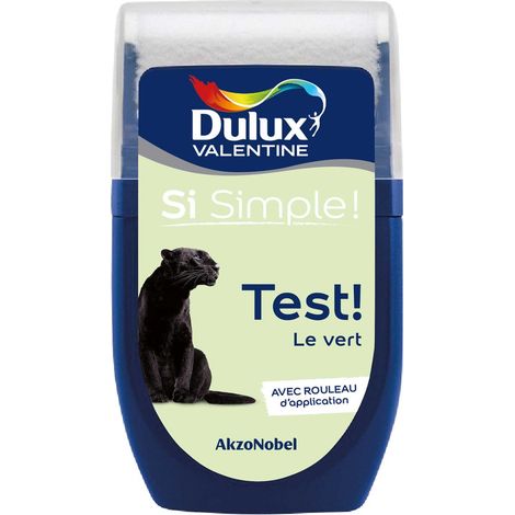 [PROMO] Dulux Valentine Si Simple - Peinture toutes pièces - Testeur Mat Le Vert 30 mL