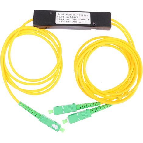 1 répartiteur fibre optique FTTH 1x2, boîtier de répartition fibre optique 1 point vers 2, adaptateur conique 1 vers 2 (1/5)