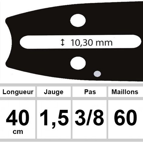 Motosega Ozaki pro steel guida 40 cm 3 8 pollici