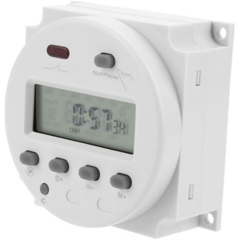 Minuteur électronique numérique LCD CN102A, interrupteur de contrôle du temps de compte à rebours (220 V) (1/5)