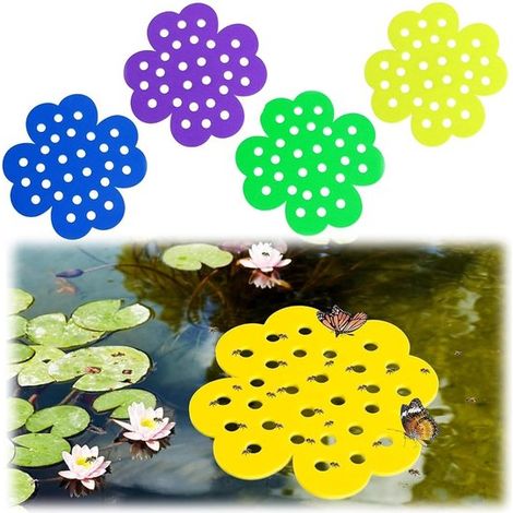 Estación de agua para insectos del jardín: conjunto de 4 piezas para abejas, bebedero para insectos y alimento para abejas (1/5)