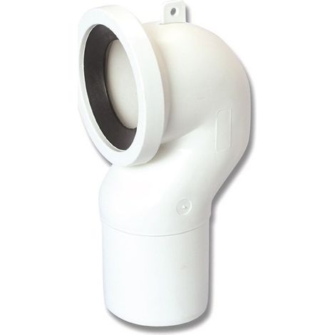 Curva wc per raccordi scarichi wc da mm.90-100 a braghe con diametro interno mm.110 232500PB