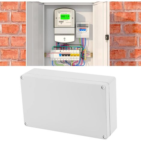 ABS IP65 Boîte de Jonction,Boite de Derivation Electrique Boîte Dérivation Etanche 200x120x55mm Boîtier de Jonction Blanc Boitier electrique pour la Maison pour L'électricité (1/5)