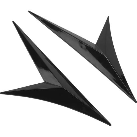 Améliorez Votre Véhicule avec des Autocollants de Garniture d'aération de Garde-boue Latéral Noir Brillant - Installation Facile à DéColler et à Coller Diverses Marques et Modèles (1/5)