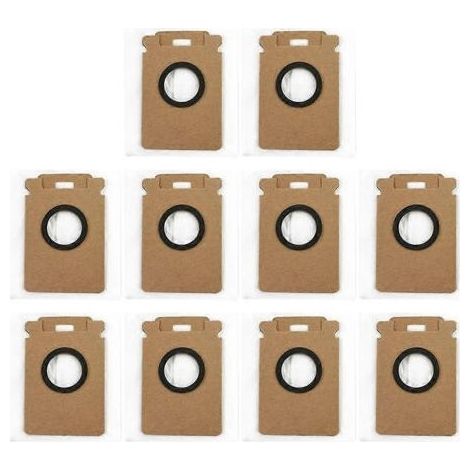 Lot de 10 sacs à poussière de rechange pour aspirateur Roborock H50 Ultra - Accessoires pour aspirateur - Sacs à poussière jetables (1/5)