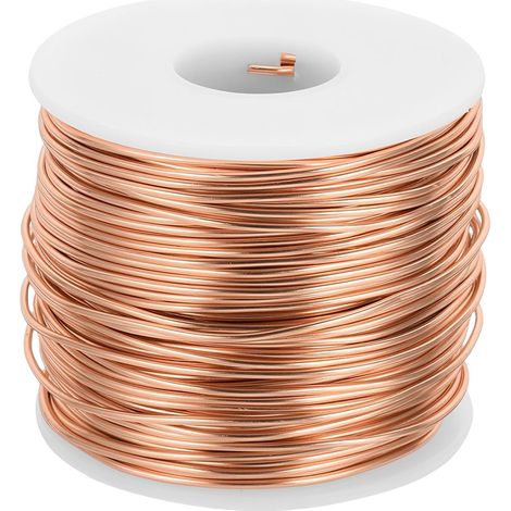 Fil De Métal Artisanal En Aluminium Anodisé 15 Gauge Ton Cuivré (1/5)