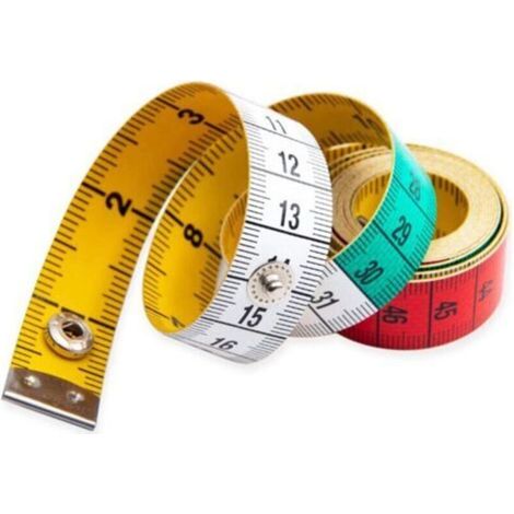 2 PCS Mètres à Ruban pour Couturier double face, Metre de Couturiere Doux 1,5 m 60 Pouce sur Mesure Couturière Tissu Règle (2 Pièces) (1/3)