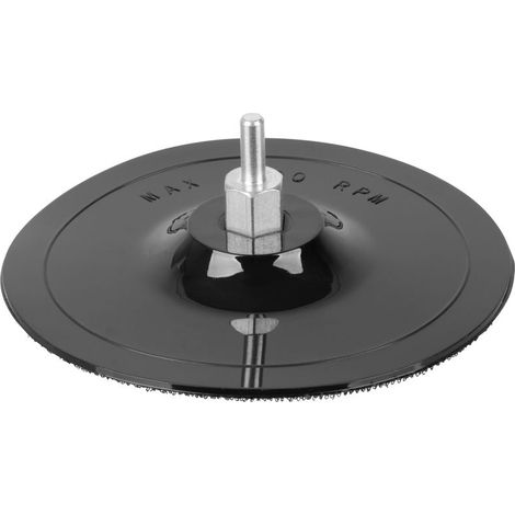 Träger Strend Pro F0194N 125 mm, Schleifpapier, mit Schaft, Klettverschluss
