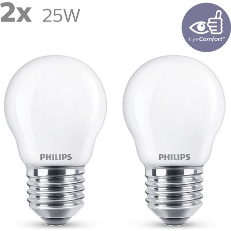 Philips Classic E27 - Bombilla de bajo consumo (2,2 W, luz cálida) (1/5)