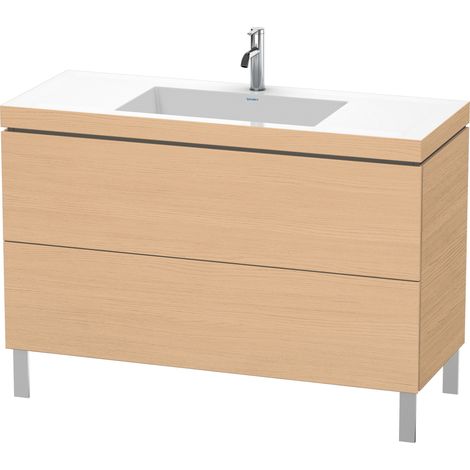 Duravit L-Cube c-bonded Ensemble vertical, 2 tiroirs, sans