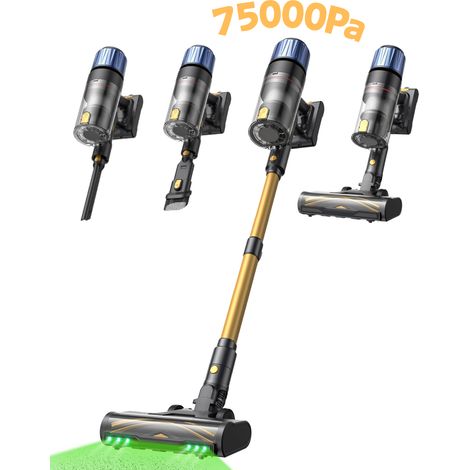 Proscenic – Aspirateur balai sans fil – 75000PA/160AW – 70 min d'autonomie – Technologie GreenEye™ – Brosse large 120° (1/5)