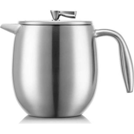 Cafetiere a piston - BODUM - Columbia - Double paroi - 4 tasses - 0.5 l - Inox - Mat