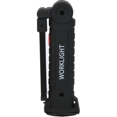 Lampe de travail pliable magnétique COB+LED blanche, outil de maintenance grand format pour urgence et réparation (1/5)