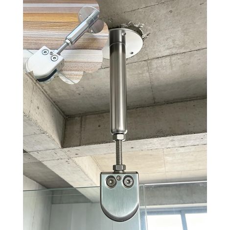 Bras de support télescopique pour parois douche en verre 8 à 12 (1/5)