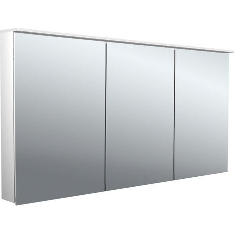 Armario con espejo iluminado emco flat 2 design LED con panel