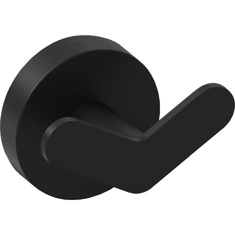 COSMIC Right Toilet Roll Holder, Matt Black, Hidden Fixings, Start Collection