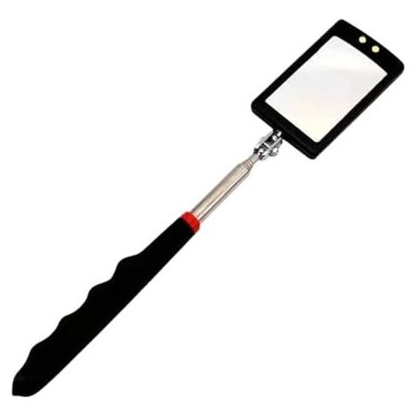 Miroir d inspection de voiture extensible avec tete pivotante pour vehicules SUV camions camping cars monospaces pickups entretien maison appartement (1/5)