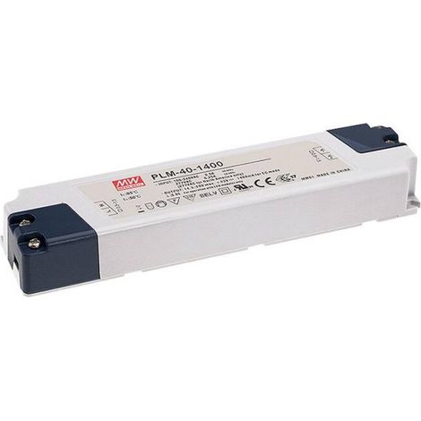 Mean Well PLM-25-700 Driver per LED Corrente costante 25 W 0.7 A 21 - 36 V/DC adatto per mobili, Protezione sovraccaric
