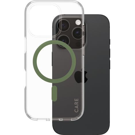 Care by PanzerGlass Flagship Case iPhone 16 Pro 6,3" grün/grün MagSafe 1370