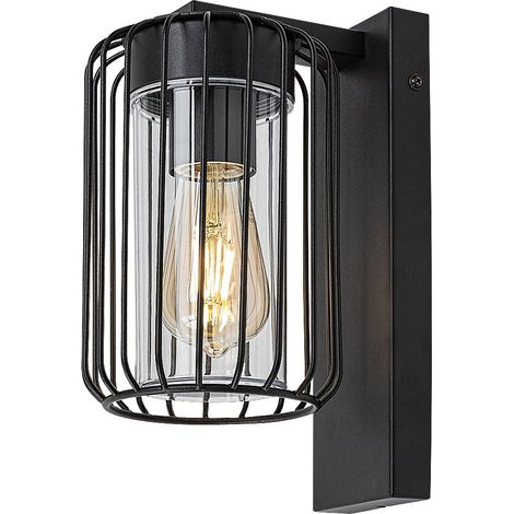 Applique esterna industriale nera E27 IP44 Tarpa Rabalux (1/5)