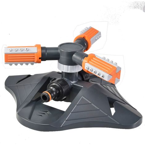 Arroseur Automatique 360° pour Jardin et Pelouse – Tête d’Irrigation PP 25 L/min pour Arrosage de Jardin, Agriculture et Espaces Verts (1/5)