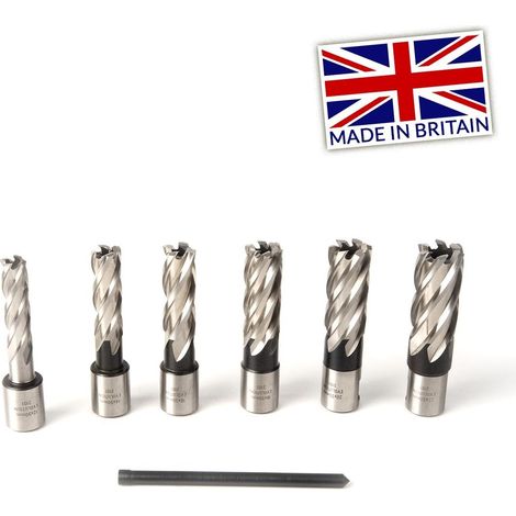 Evolution 6-Piece Short Broaching Cutter Kit 12-22mm (25mm shank) (1/3)
