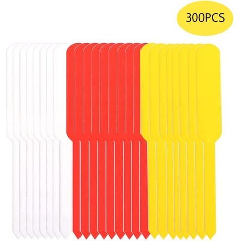 300 Pieces Étiquettes Pour Plantes, Étiquette Semis, Etiquette Jardin, Multicolores Marqueur De Plantes, Pour Plantes, Fleurs, Légumes, Terrasses, Jardins, Pots (1/4)
