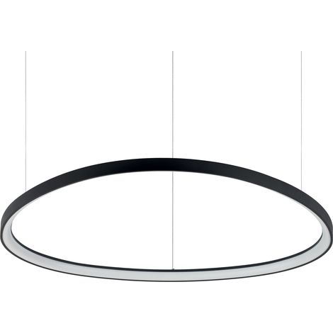 Ideal Lux Sospensione Moderna Gemini 1 Luce LED Integrato Nero Metallo