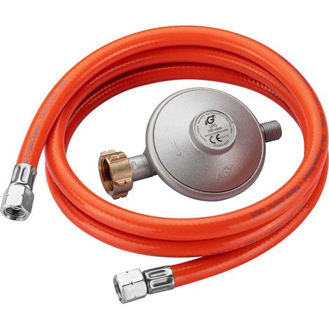 Wiltec Riduttore di pressione 700 mbar Francia, Regolatore gas per cannoni aria calda, stufe, essiccatori edili