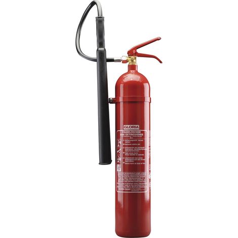Gloria Feuerlöscher CO2 Schaumlöscher Löschmenge 5 kg Brandklasse B (1/2)