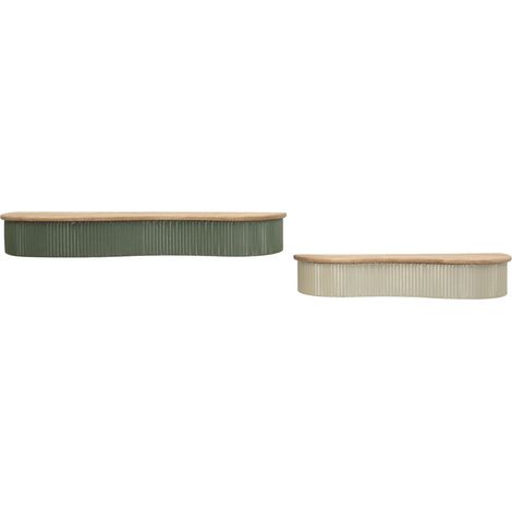 FRANKFURT ESTANTES SET DE 2 PIEZAS CM 86X18X12-65X16X12 (1/5)