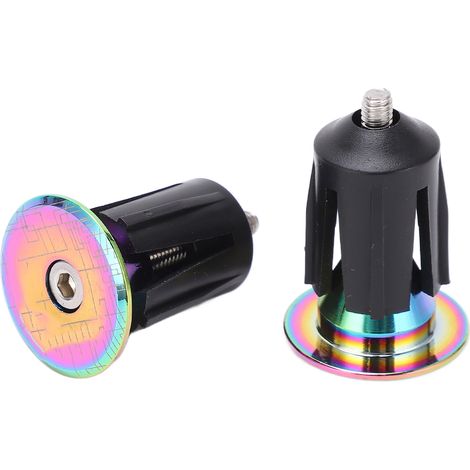2PCS Bouchons de Poignée de Vélo en Alliage d'Aluminium Réglables et Colorés (1/5)