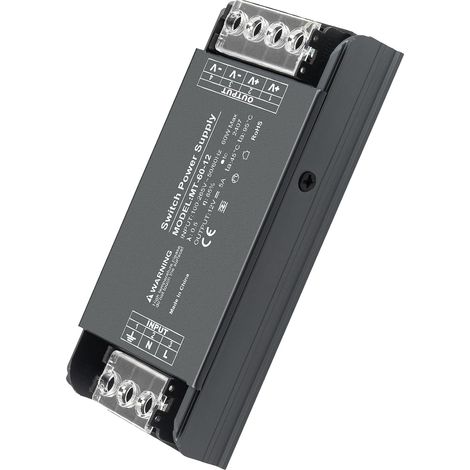 Transformateur LED 12V 60W 5A, Alimentation Transformateur 220V vers 12V, LED Driver Compacte et Robuste pour Lampes et Bandes (1/5)