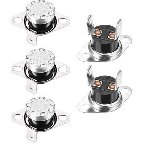 5pcs Thermostat KSD301 150°C Normalement Fermé 250V 10A Pour Électroménager