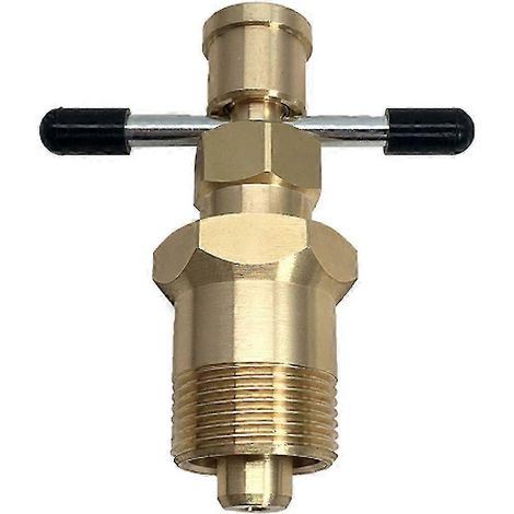 Outil de démontage universel en forme d'olive, compatible avec les raccords à compression de tuyaux en cuivre de 15 mm et 22 mm. (1/5)