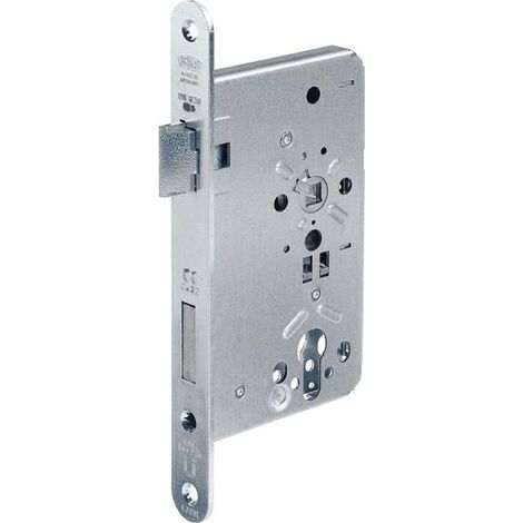 BKS Feuerschutztürschloss B-1206 24/65/72/9mm DIN R 24mm rd VA - B-12060-55-R-8
