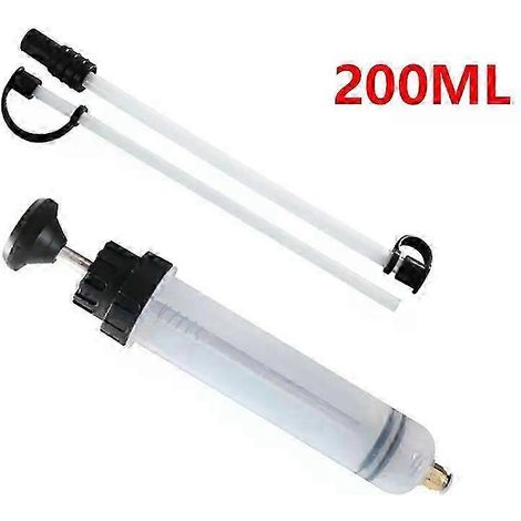Car Oil Fluid Extractor Auto Oil Change Syringe With Hose Manual Fuel Suction Filler Fluid Oil Change Evacuator Pump( 200ML) (1/5)