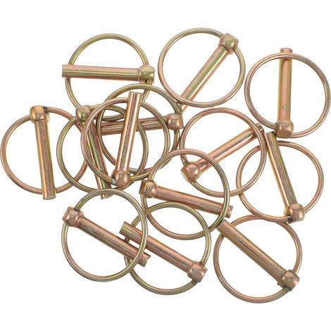 20pcs Goupilles de Sécurité D'attelage pour Remorques et Tondeuses à Gazon en Acier Carbone Galvanisé avec Verrouillage Fiable et Durabilité Exceptionnelle pour Usage Extérieur (1/5)