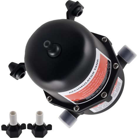 0.75L Water Accumulator Tank for RV Yacht Caravan Water System 125PSI 1/2" (1/5)