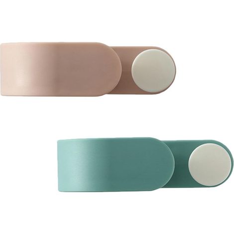 de balai Healeved en plastique 2 pièces avec crochets grande