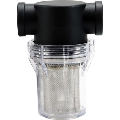 Prefiltro de jardín, filtro de acero inoxidable, filtro de alto caudal, bomba de riego de jardín (1 pulgada, malla 40) (1/5)