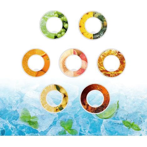 Luftgefüllte Wasserflasche mit Aromakapseln, Fruchtkapseln für Wasserflaschen, Aromakapseln, Wasserflaschen, Sportbecher, Outdoor-Kapsel (1/5)