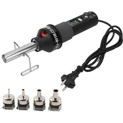 220V 450W LCD Adjustable Electronic Heat Hot Air Gun Desoldering Soldering Station IC SMD BGA