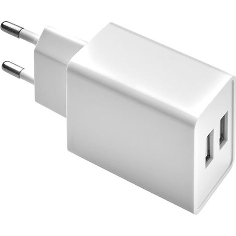Cargador USB Dos Tomas 2.1 Amperios. 5 V. (1/4)