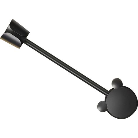 Support mural pour sèche-cheveux sans perçage, support rotatif mains libres pour salle de bain et toilettes, rangement pratique pour sèche-cheveux (prix suggéré : 149 000 VND), couleur noire
