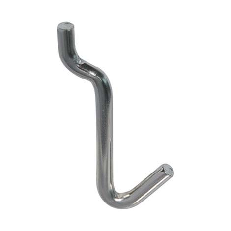 GANCIO UNCINO ACCIAIO X PANNELLO ESPOSITIVO - CROMATO n° 2 MM 15X42- 200 pezzi