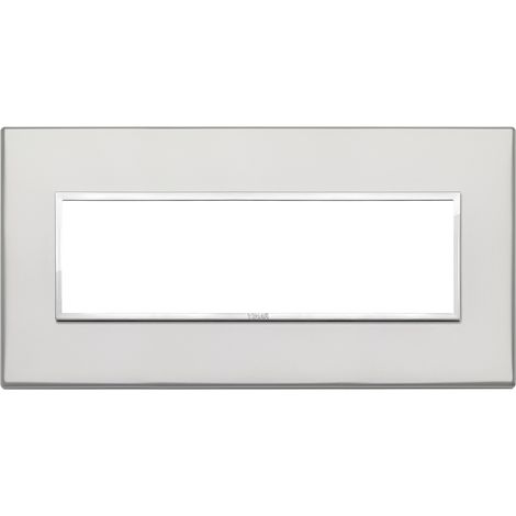 Placca 7M argento Vimar Eikon Evo 21657.07.01