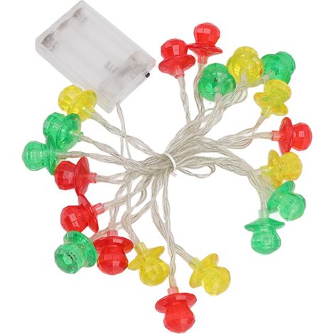 Guirlande lumineuse LED à piles ampoules déco Noël chambre (1/5)